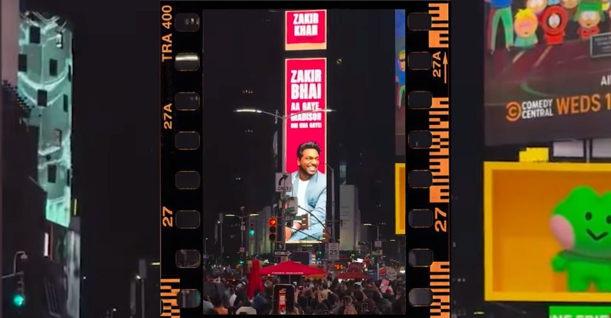 Zakir Khan Makes History as First Hindi Comic at Madison Square Garden in New York