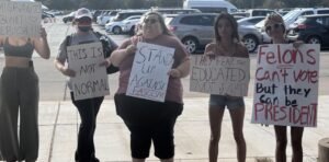 Turning Point USA protest